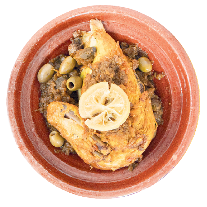 TAGINE DAJAJ BEL TAGHMEERA